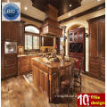 Solid Wood Red Luxurious Kitchen Cabinet Manufacturer Furniture